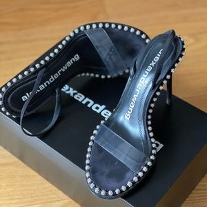 Alexander Wang Crystal Nova Slingback Sandals